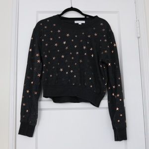 Spiritual Gangster Dark Grey Cropped Sweatshirt